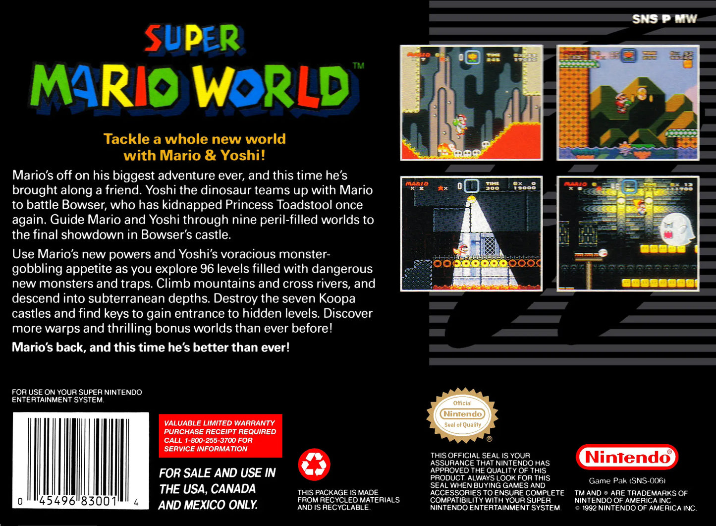 Super Mario World (Nintendo SNES)