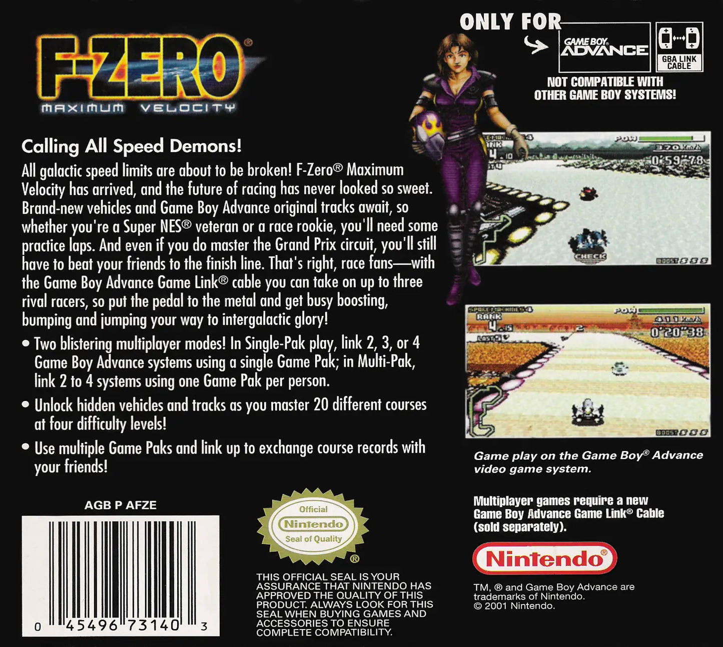 F-Zero: Maximum Velocity (Nintendo Game Boy Advance)