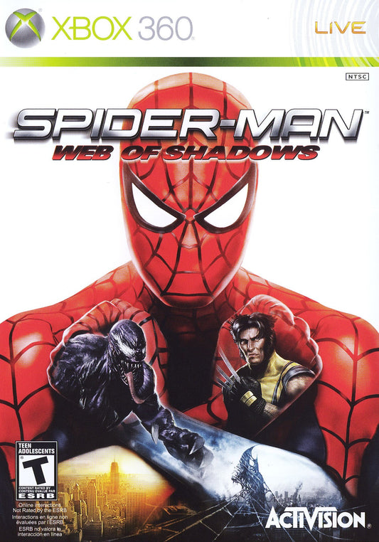 Spider-Man: Web of Shadows (Microsoft Xbox 360, 2008)