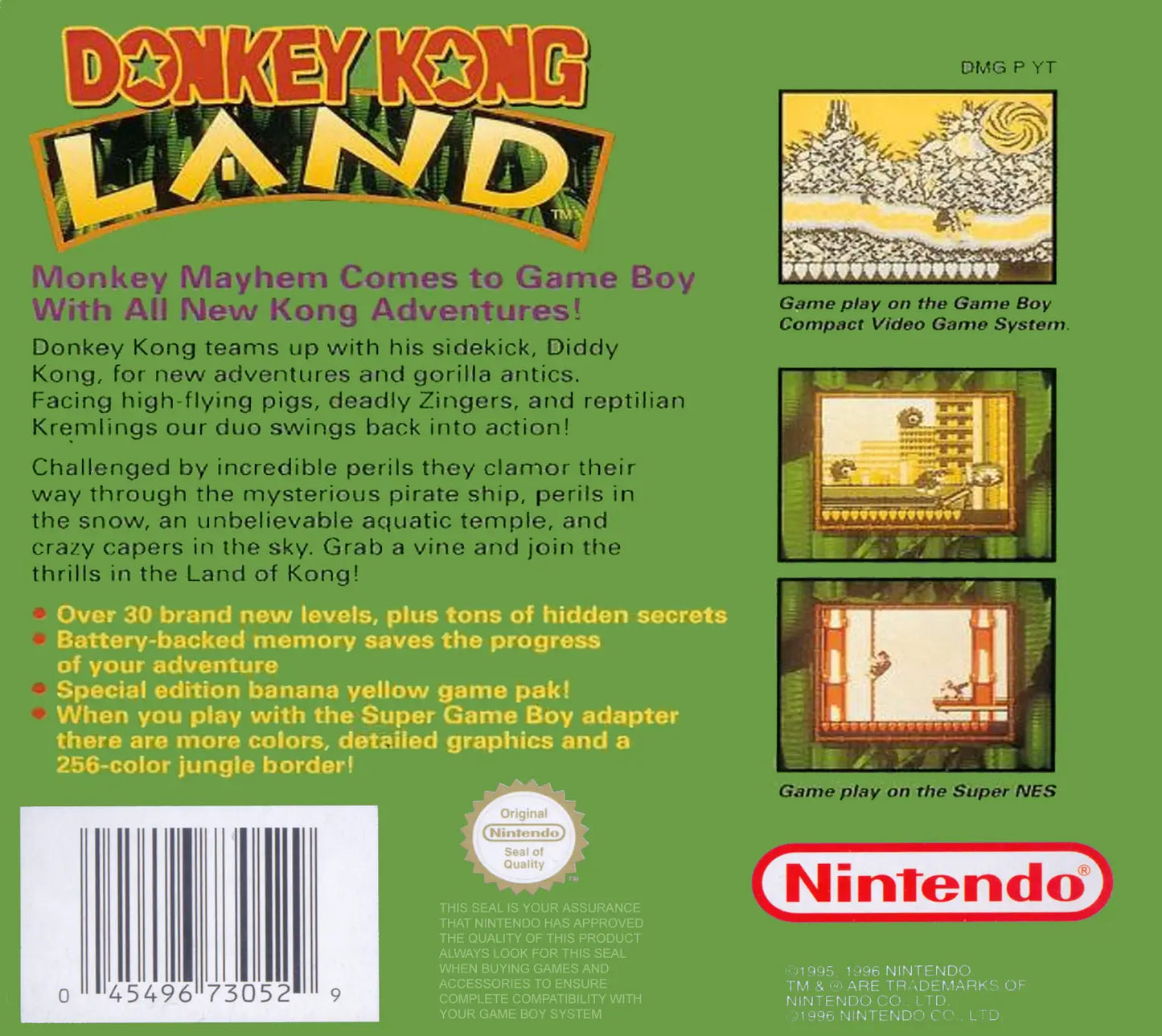 Donkey Kong Land (Nintendo Game Boy)