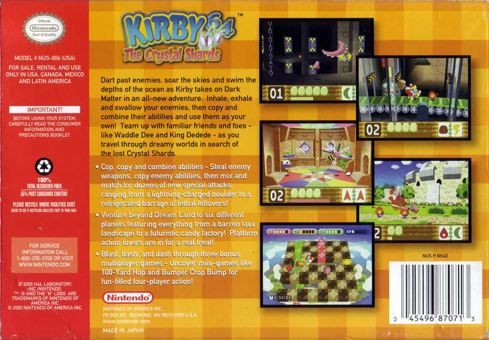 Kirby 64: The Crystal Shards (Nintendo 64)