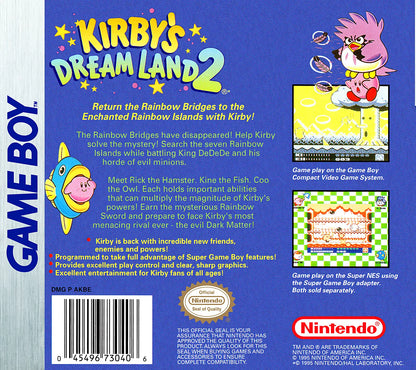 Kirby's Dream Land 2 (Nintendo Game Boy)