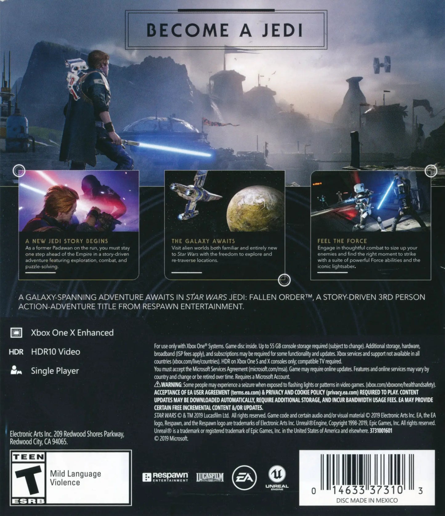 Star Wars Jedi Fallen Order (Xbox One)