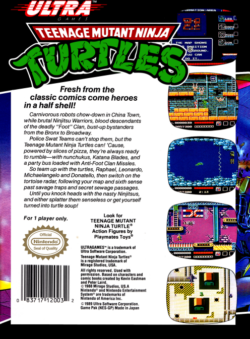 Teenage Mutant Ninja Turtles (Nintendo NES)