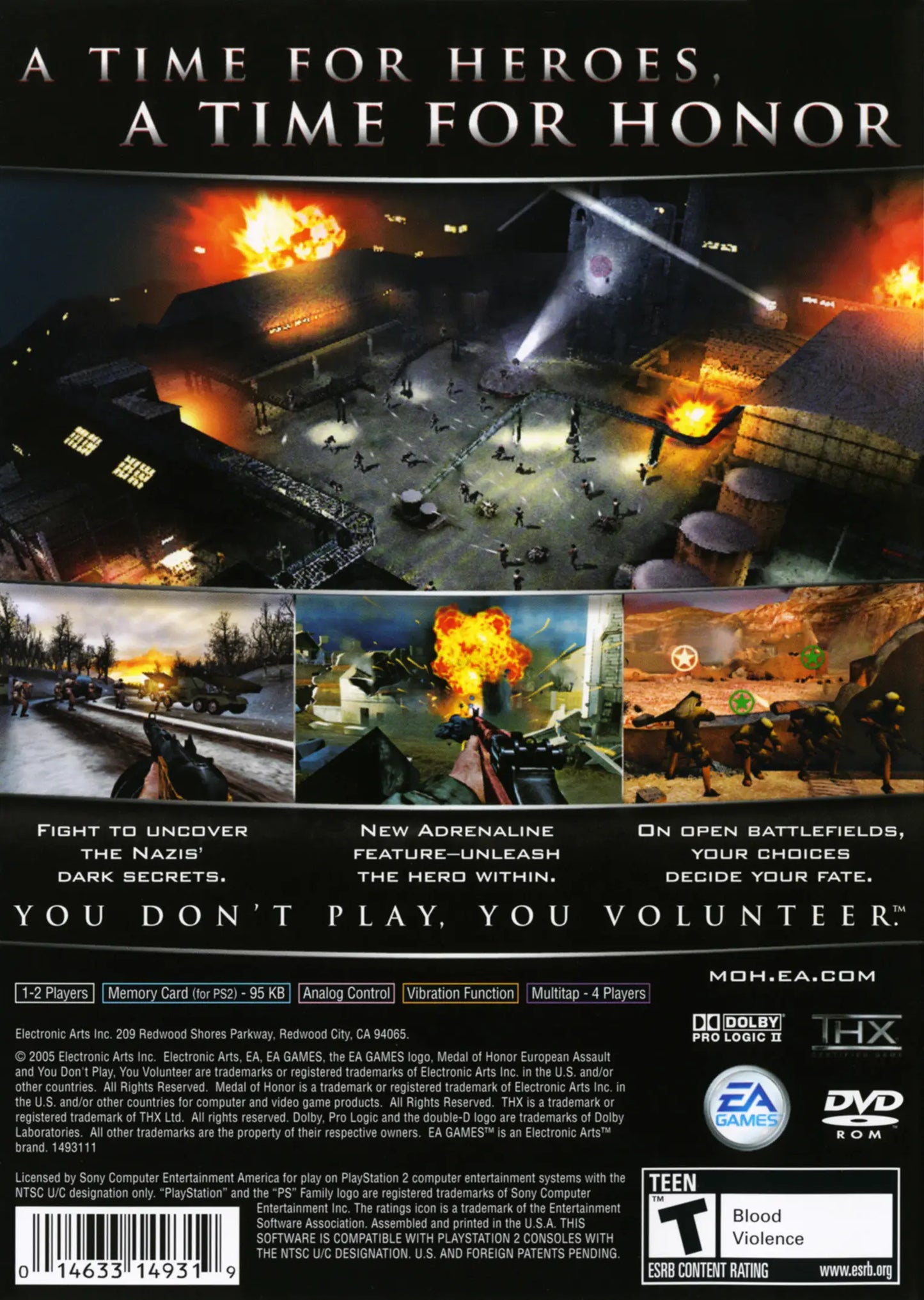 Medal of Honor: European Assault (PlayStation 2)