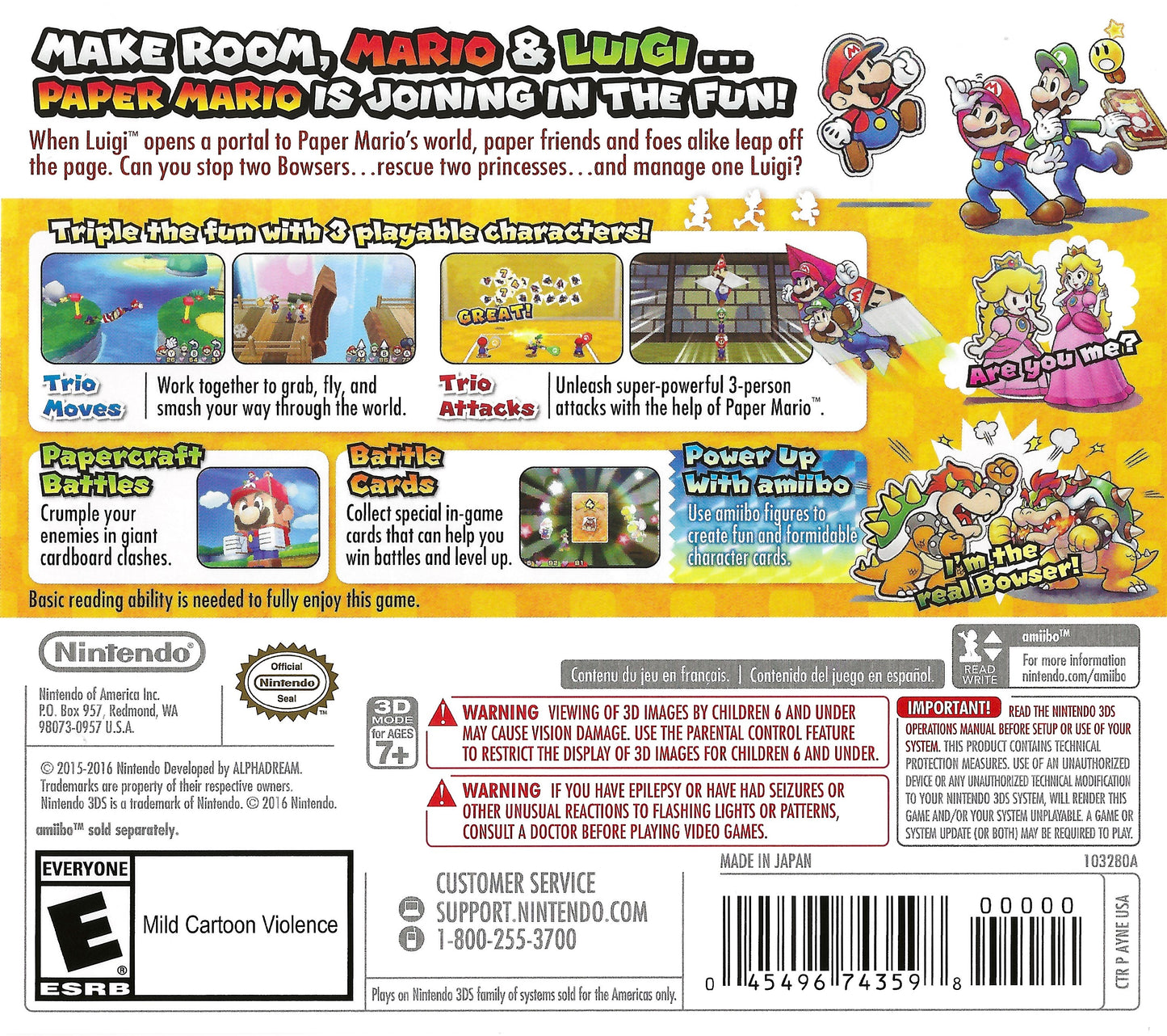 Mario & Luigi: Paper Jam (Nintendo 3DS)