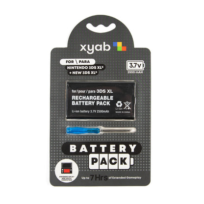 Rechargeable Battery Pack
For Nintendo 3DS XL / New 3DS XL