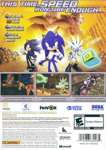 Sonic the Hedgehog [Platinum Hits] (Xbox 360)