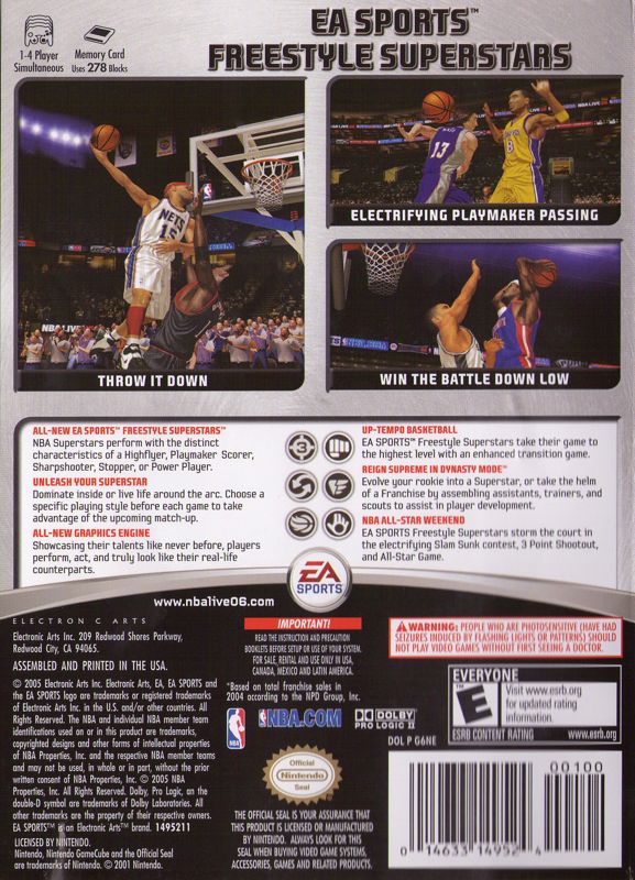 NBA Live 06 (Nintendo GameCube)