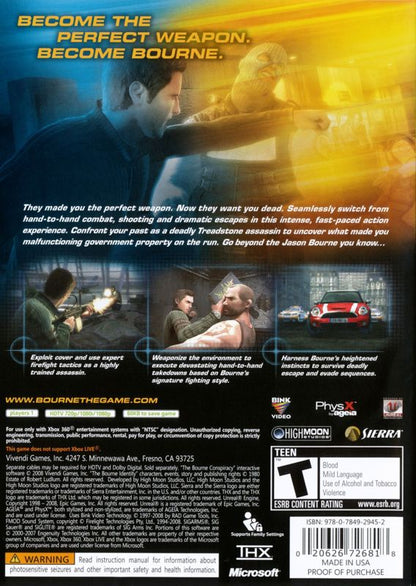 Robert Ludlum's The Bourne Conspiracy (Xbox 360)