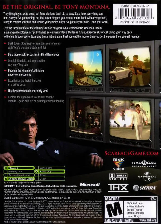 Scarface: The World is Yours (Xbox)