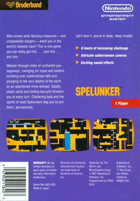 Spelunker (Nintendo NES)