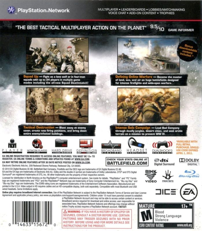 Battlefield: Bad Company 2 (PlayStation 3)