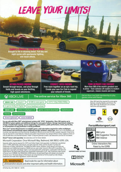 Forza Horizon 2 (Xbox 360)