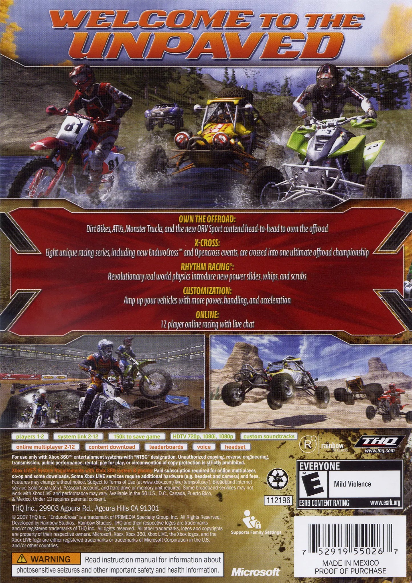 MX vs. ATV: Untamed (Xbox 360)