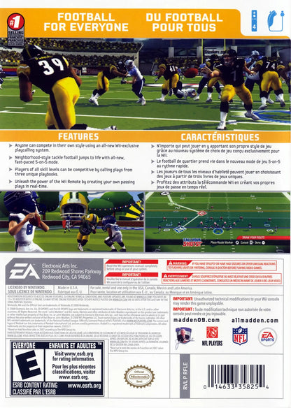 Madden NFL 09: All-Play (Nintendo Wii)