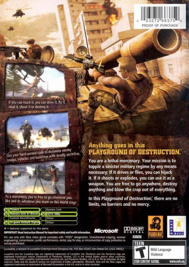 Mercenaries: Playground of Destruction (Xbox)