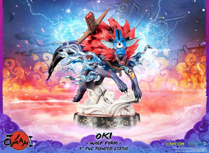 Okami: Oki Wolf Form -9" Standard Edition PVC Statue (First 4 Figures)