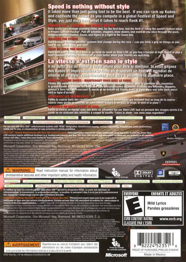 Project Gotham Racing 4 (Xbox 360)