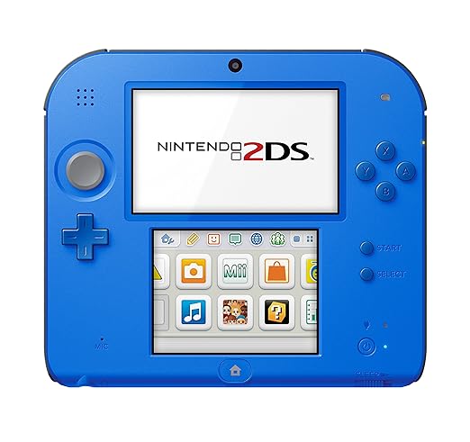 Nintendo 2DS System - Electric Blue Version 2 [Mario Kart 7 Bundle]