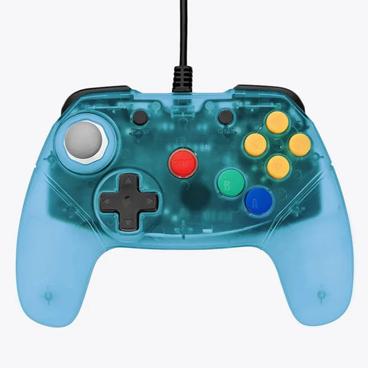 Retro Fighters Brawler64 Wired Controller V2 - Blue