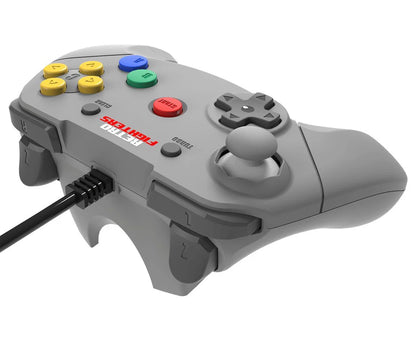 Retro Fighters Brawler64 Wired Controller V2 - Gray