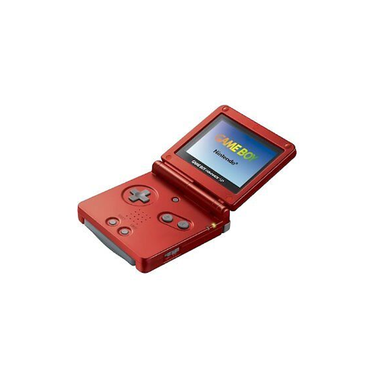 GameBoy Advance SP System - Crimson Red - AGS-001