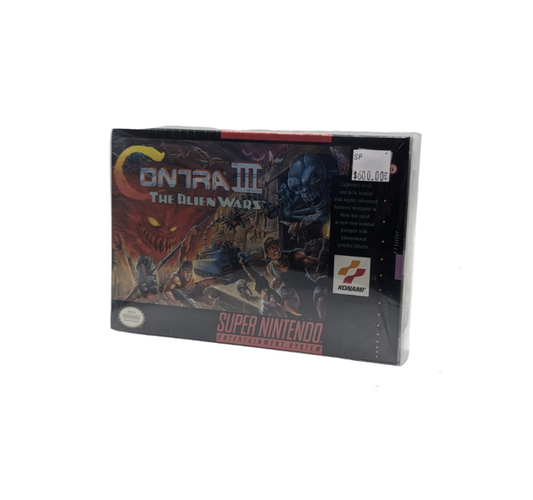 Contra III: The Alien Wars [Factory Sealed] (Nintendo SNES)