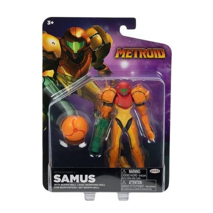 Metroid Samus Aran 4 inch Action Figure with Morph Ball