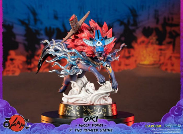 Okami: Oki Wolf Form -9" Standard Edition PVC Statue (First 4 Figures)