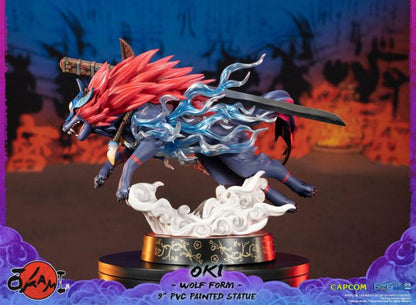 Okami: Oki Wolf Form -9" Standard Edition PVC Statue (First 4 Figures)