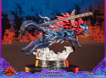 Okami: Oki Wolf Form -9" Standard Edition PVC Statue (First 4 Figures)