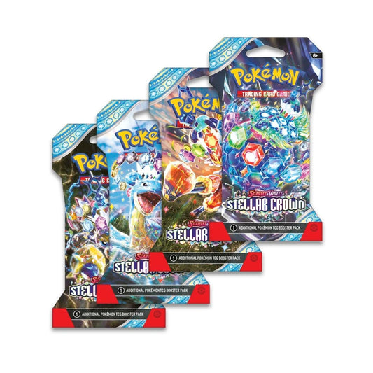 Pokémon TCG: Scarlet & Violet - Stellar Crown Sleeved Booster Pack (10 Cards)