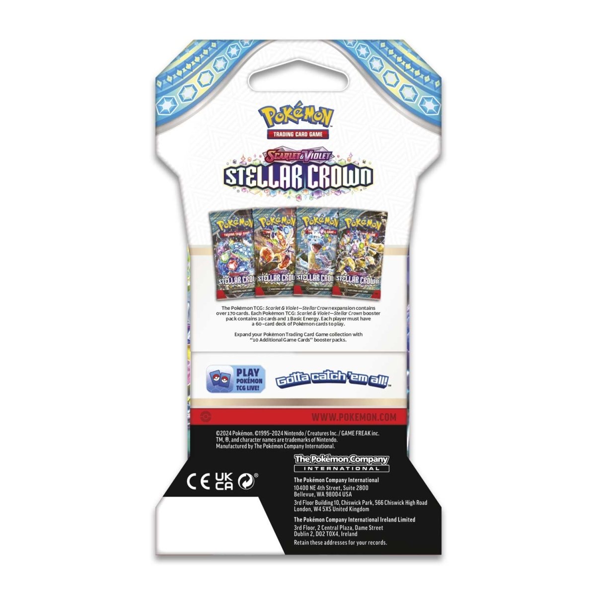 Pokémon TCG: Scarlet & Violet - Stellar Crown Sleeved Booster Pack (10 Cards)