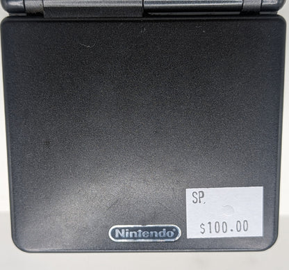 Game Boy Advance SP System - Black Onyx - AGS-001