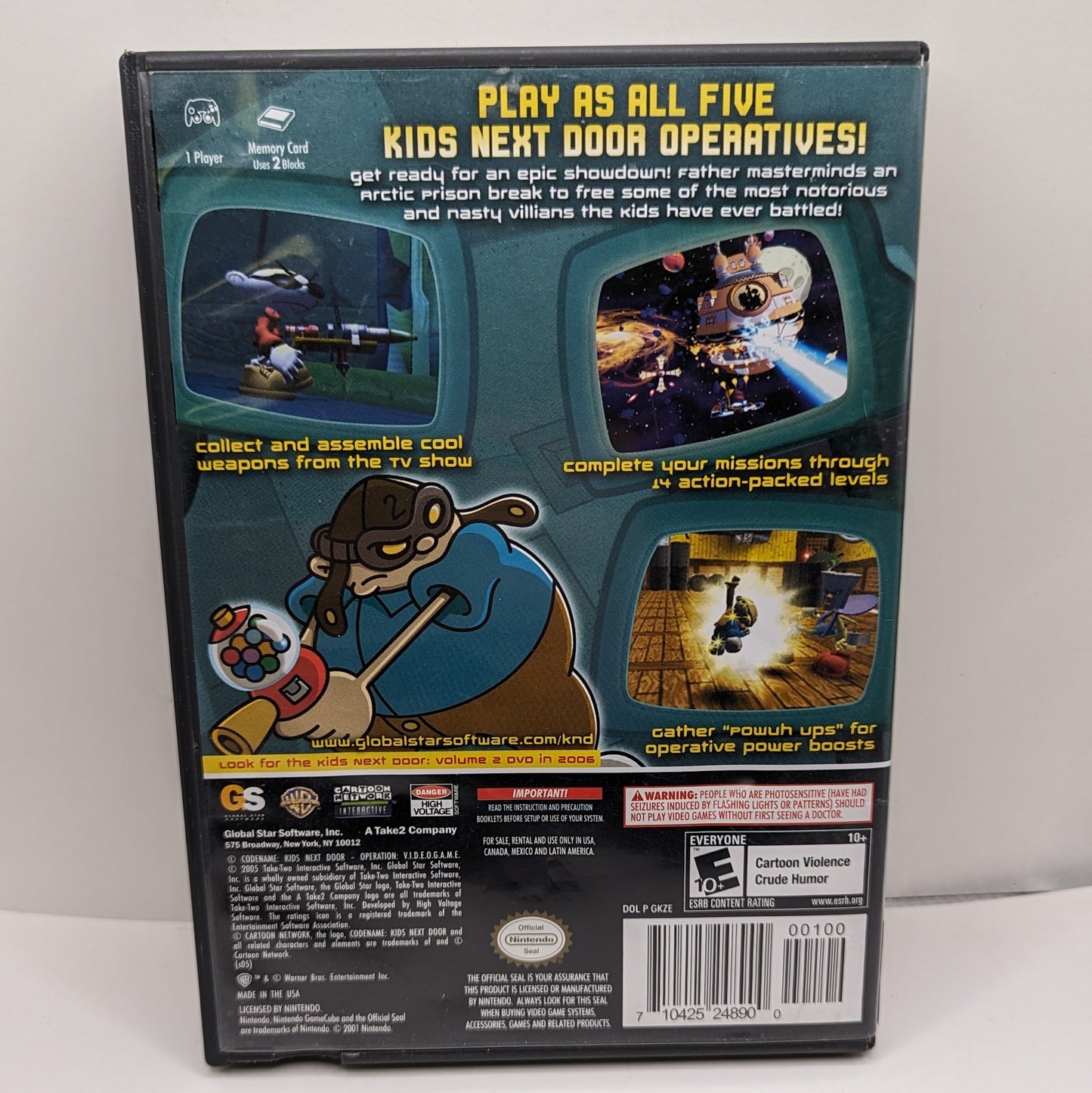 Codename: Kids Next Door - Operation: V.I.D.E.O.G.A.M.E. (Nintendo Gamecube)