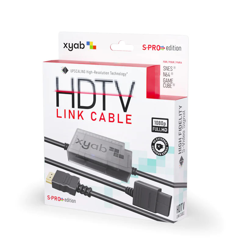 S-PRO HD Link Cable For Nintendo SNES® / N64® / GameCube®