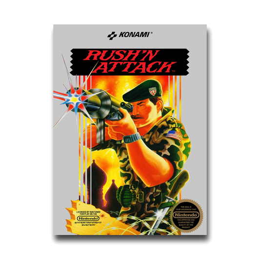 Rush'n Attack [5 Screw] (Nintendo NES)