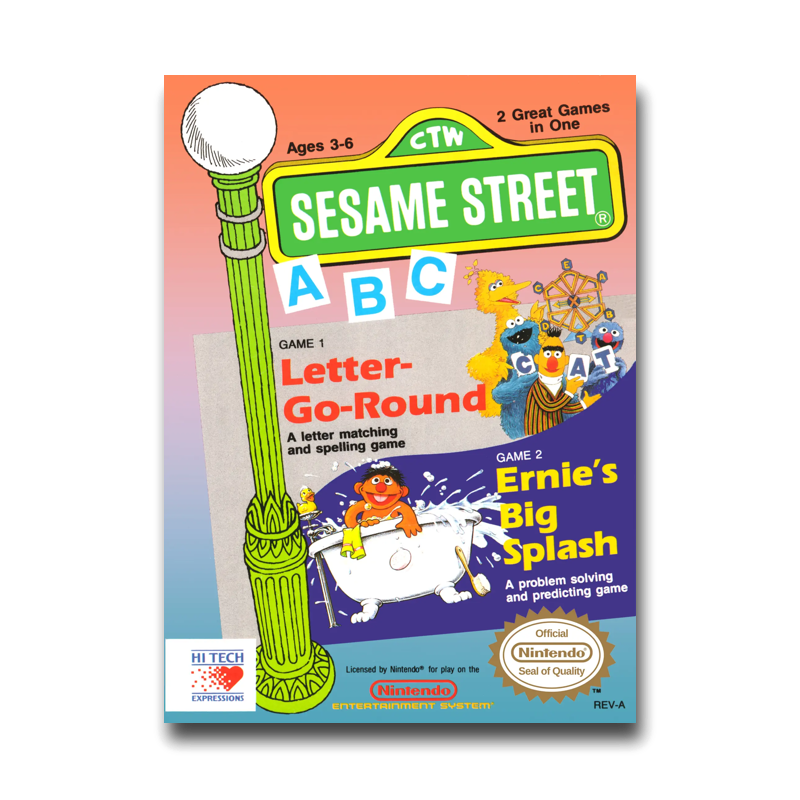 Sesame Street A B C (Nintendo NES)