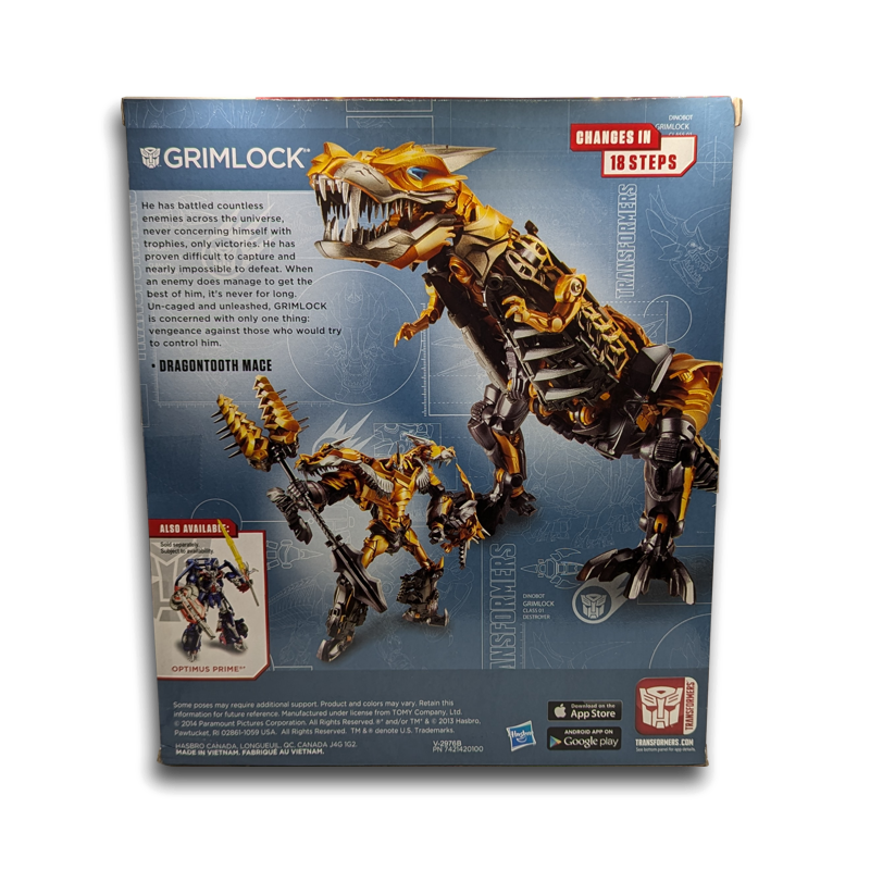 Transformers: Age of Extinction - Leader Class Grimlock Action Figure (Hasbro)