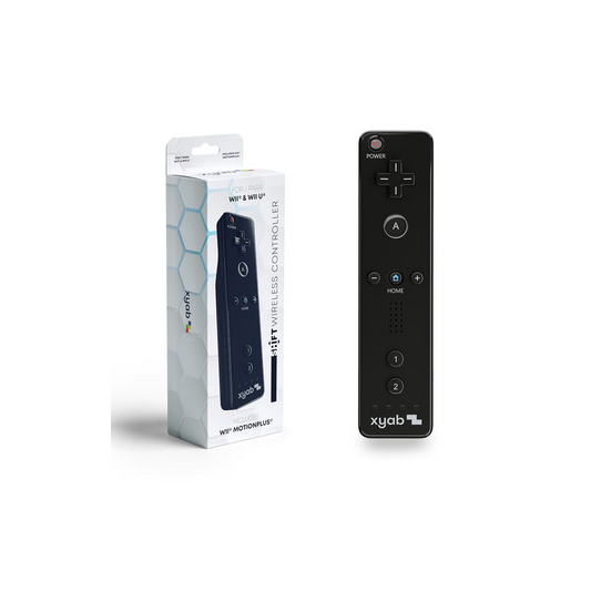 Wiimote Wireless Controller - Black (MOTION PLUS) (Nintendo Wii / Wii U)