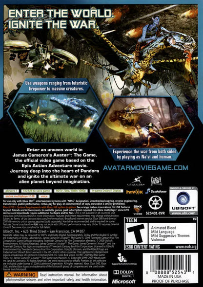 James Cameron's Avatar: The Game (Xbox 360)