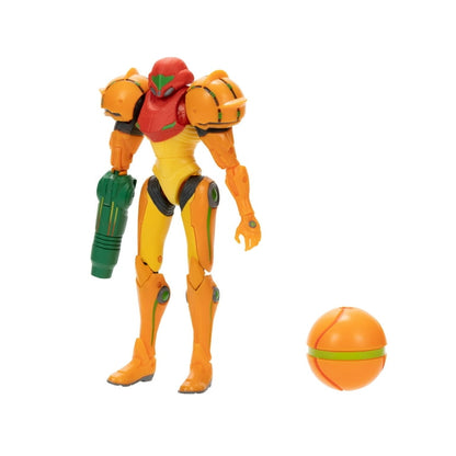 Metroid Samus Aran 4 inch Action Figure with Morph Ball