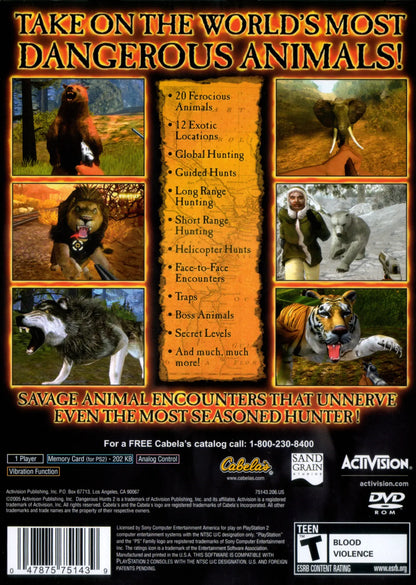 Cabela's Dangerous Hunts 2 (PlayStation 2)