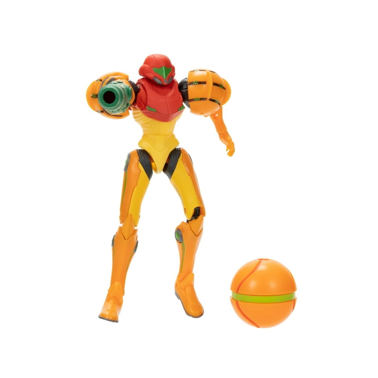 Metroid Samus Aran 4 inch Action Figure with Morph Ball