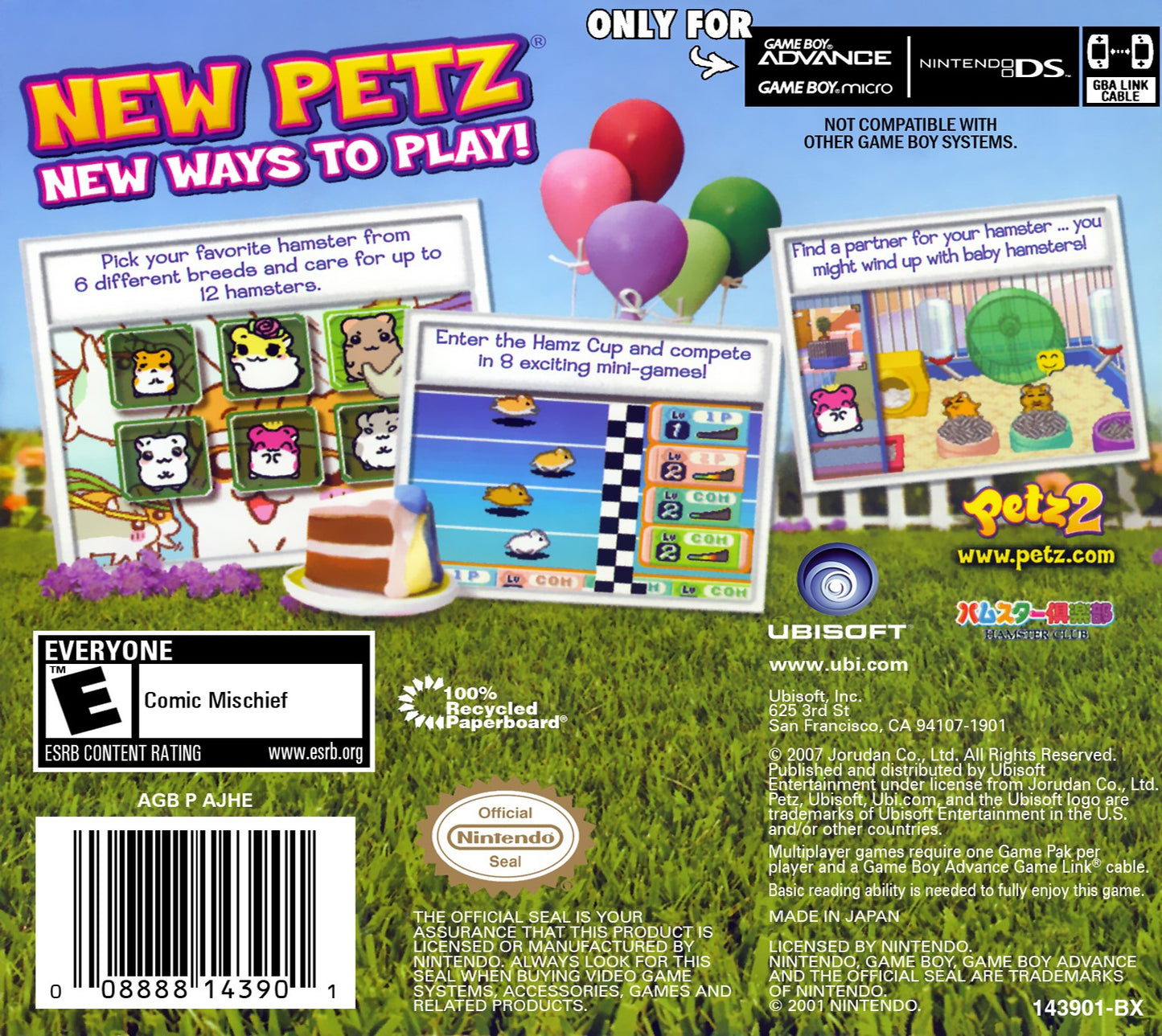 Petz: Hamsterz 2 (Nintendo Game Boy Advance)