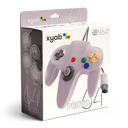 PROTO64 Wired Controller - Gray for Nintendo 64