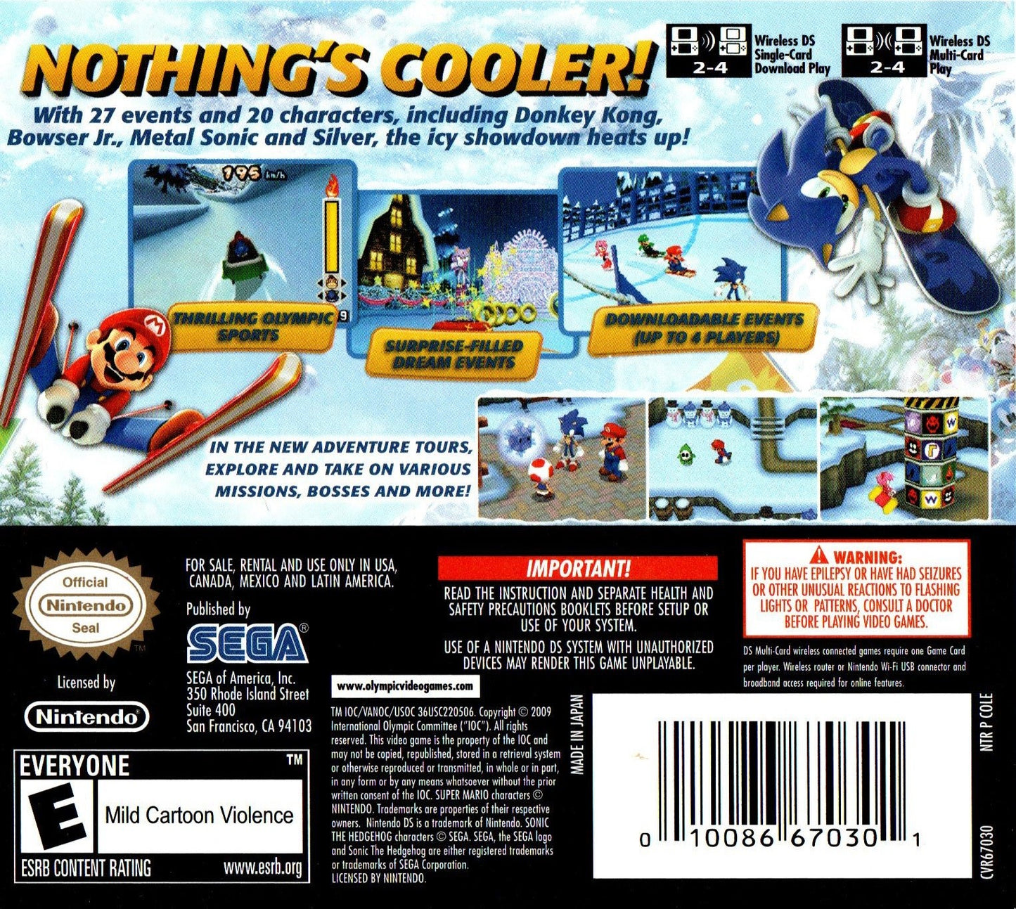 Mario & Sonic at the Olympic Winter Games (Nintendo DS)