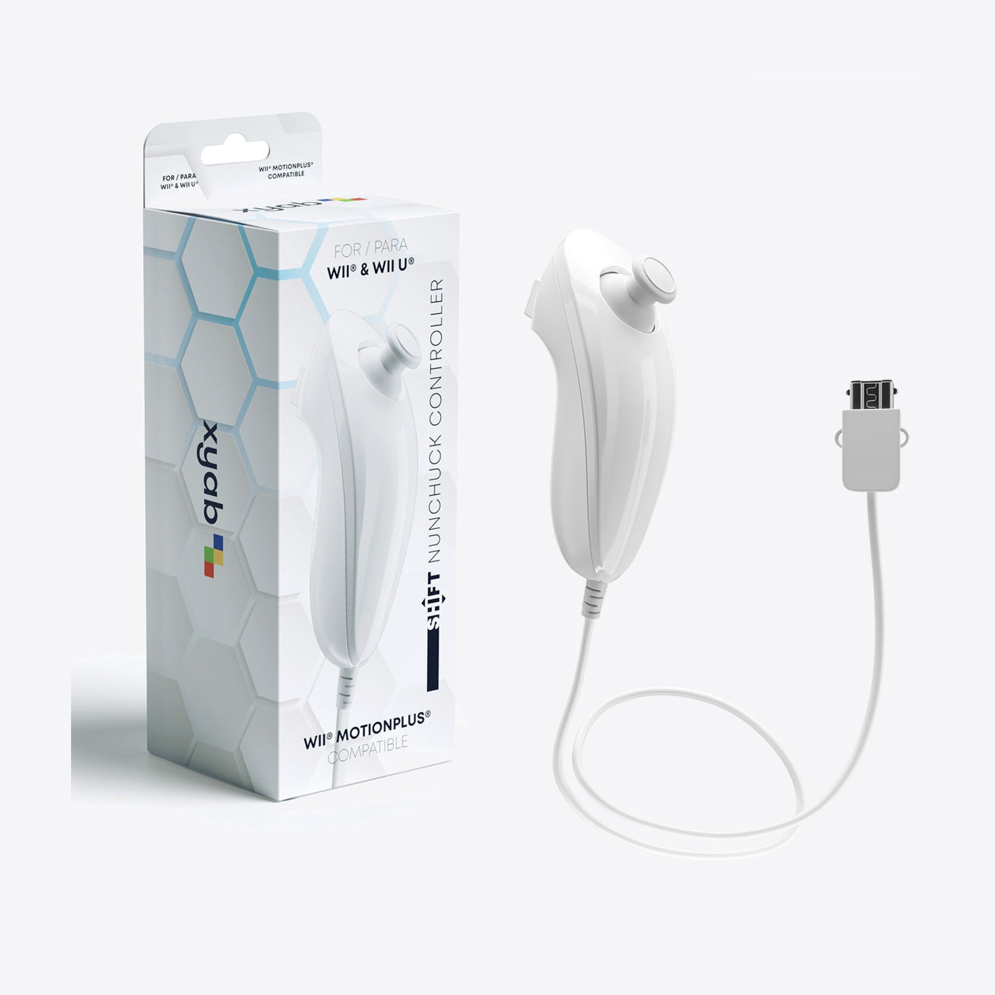 Wired Nunchuk Controller - White for Wii / Wii U