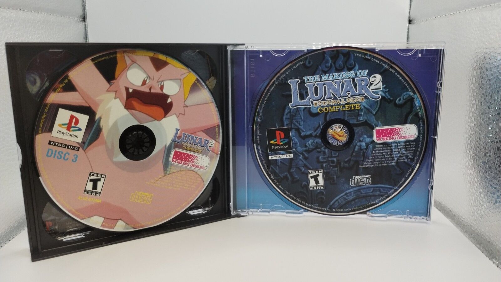 Play station Lunar 2 NO original case deals disk only